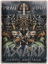 Blechschild 40x30 cm Asgard nordic Heritage Dekoration