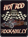 Blechschild 40x30 cm hot rod rockabilly Sport Hobby