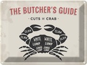 Blechschild 30x40 cm of crub Fisch Dekoration