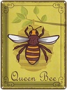 Blechschild 40x30 cm Queen Bee Biene Honig Imkerei Tier Haustier