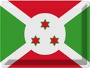 Blechschild 30x40 cm Burundis Burundi Flagge Fahne Wappen