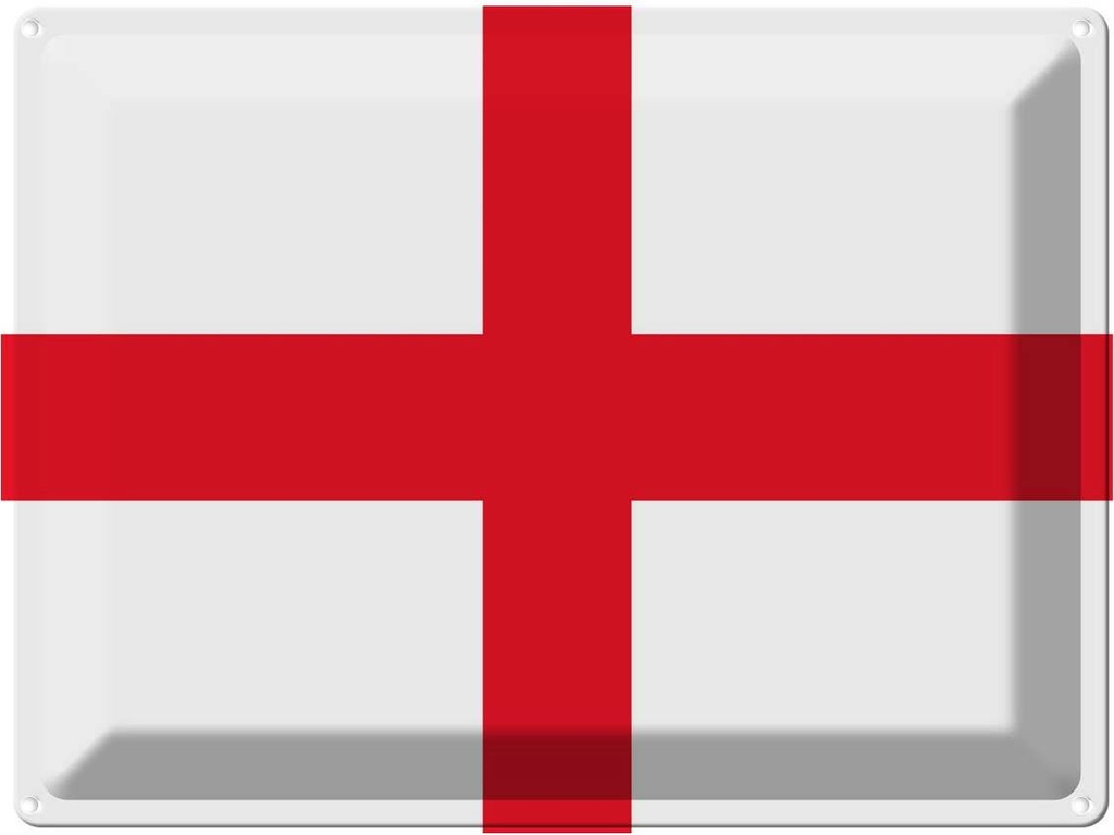 Blechschild 30x40 cm Englands England Flagge Fahne Wappen