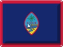 Blechschild 30x40 cm Guams Guam Flagge Fahne Wappen