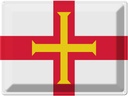 Blechschild 30x40 cm Guernseys Guernsey Flagge Fahne Wappen