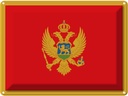 Blechschild 30x40 cm Montenegros Montenegro Flagge Fahne Wappen
