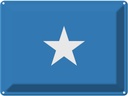 Blechschild 30x40 cm Somalias Somalia Flagge Fahne Wappen