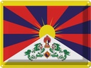 Blechschild 30x40 cm Tibets Tibet Flagge Fahne Wappen