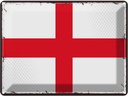 Blechschild 30x40 cm Englands Retro England Flagge Fahne Wappen