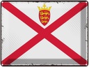 Blechschild 30x40 cm Jerseys Retro Jersey Flagge Fahne Wappen