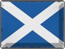 Blechschild 30x40 cm Schottlands Retro Scotland Flagge Fahne Wappen