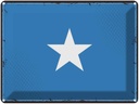 Blechschild 30x40 cm Somalias Retro Somalia Flagge Fahne Wappen