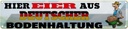 Blechschild 10x46 cm Eier aus deutscher Bodenhaltung Spruch Zitat