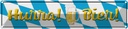 Blechschild 10x46 cm Hurra Bier Spruch Zitat