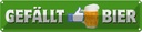 Blechschild 10x46 cm gefällt Bier Spruch Zitat