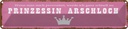 Blechschild 10x46 cm ich zu Prinzessin Arschloch Spruch Zitat