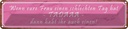 Blechschild 10x46 cm eure Frau schlechten Tag TADAAA Spruch Zitat