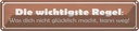 Blechschild 10x46 cm was nicht glücklich macht Dekoration Spruch Zitat