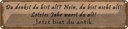 Blechschild 10x46 cm du denkst bist alt nein Spruch Zitat
