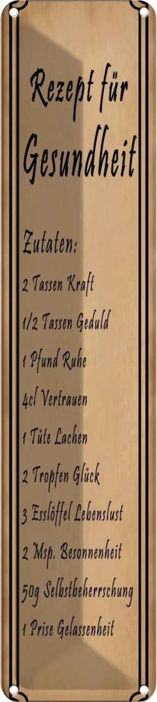 Blechschild 10x46 cm wenn unser Hund dich nicht mag Tier Haustier