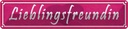 Blechschild 10x46 cm Lieblingsfreundin Herz Dekoration Spruch Zitat
