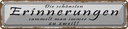 Blechschild 10x46 cm schönste Erinerungen zu zweit Dekoration Spruch Zitat