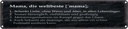 Blechschild 10x46 cm Mama die weltbeste schenkt Liebe Spruch Zitat