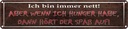 Blechschild 10x46 cm ich nett aber wenn Hunger Spruch Zitat
