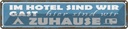 Blechschild 10x46 cm Camping hier sind wir zuhause Spruch Zitat