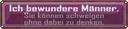 Blechschild 10x46 cm Männer können schweigen ohne zu Spruch Zitat