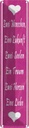 Blechschild 10x46 cm Zwei Menschen Herzen eine Liebe Spruch Zitat