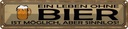 Blechschild 10x46 cm Leben ohne Bier möglich sinnlos Spruch Zitat