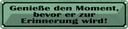 Blechschild 10x46 cm genieße Moment bevor Erinnerung Spruch Zitat