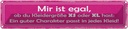 Blechschild 10x46 cm egal Kleidergröße XS oder XL Dekoration Spruch Zitat