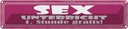 Blechschild 10x46 cm Sex Unterricht 1. Stunde gratis Spruch Zitat