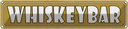 Blechschild 10x46 cm Whiskeybar Alkohol