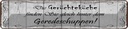 Blechschild 10x46 cm Gerüchteküche Geredeschuppen Spruch Zitat