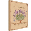 Holzschild 40x30 cm trust in the lord with all Dekoration