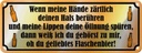 Blechschild 10x27 cm geliebtes Flaschenbier Essen Trinken