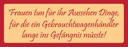 Holzschild 10x27 cm Frauen tun für ihr Ausssehen Dinge Spruch Zitat