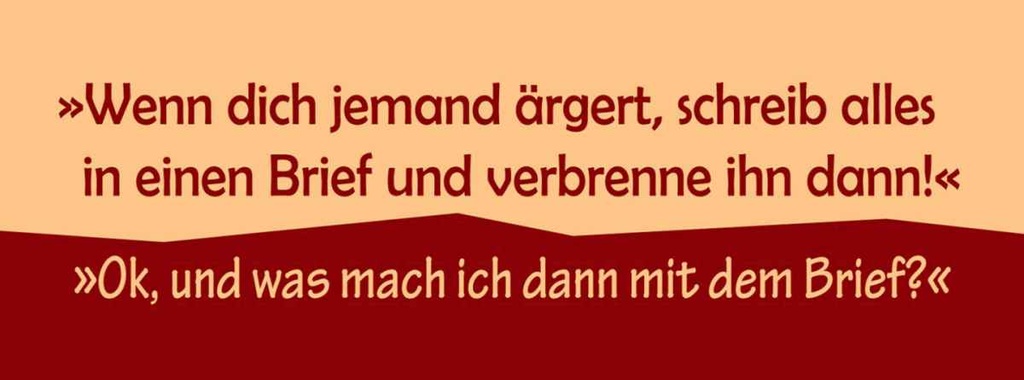 Holzschild 10x27 cm Wenn dich jemand ärgert Spruch Zitat