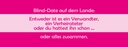 Holzschild 10x27 cm Blind Date auf dem Lande Dekoration