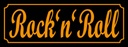 Holzschild 10x27 cm Rock´n´Roll Dekoration