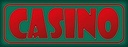 Holzschild 10x27 cm Casino