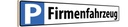 Holzschild 10x46 cm Firmenfahrzeug Parkplatzschild