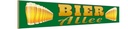 Holzschild 10x46 cm Bier Allee Alkohol Essen Trinken