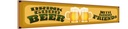 Holzschild 10x46 cm Bier drink good Beer with good Friends