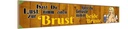 Holzschild 10x46 cm hast du Lust nimm einen zur Brust Bier Spruch Zitat