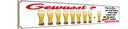 Holzschild 10x46 cm Gewusst 6 8 Bier dir einfach Kackegal Essen Trinken