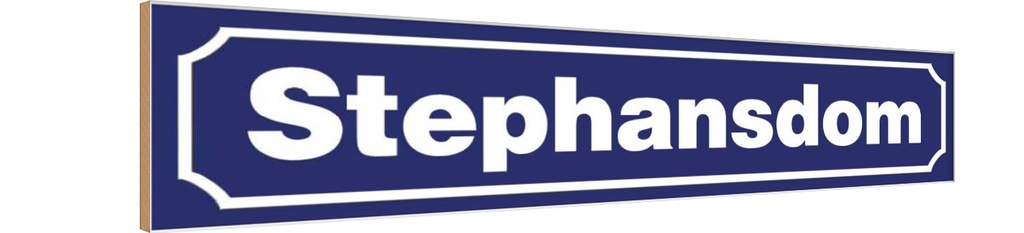Holzschild 10x46 cm Stephansdom
