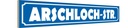 Holzschild 10x46 cm Arschloch Straße Stadt